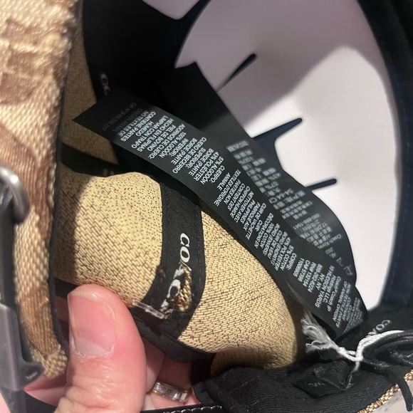 Coach Brown Patterned Hat - Picture 3 of 10